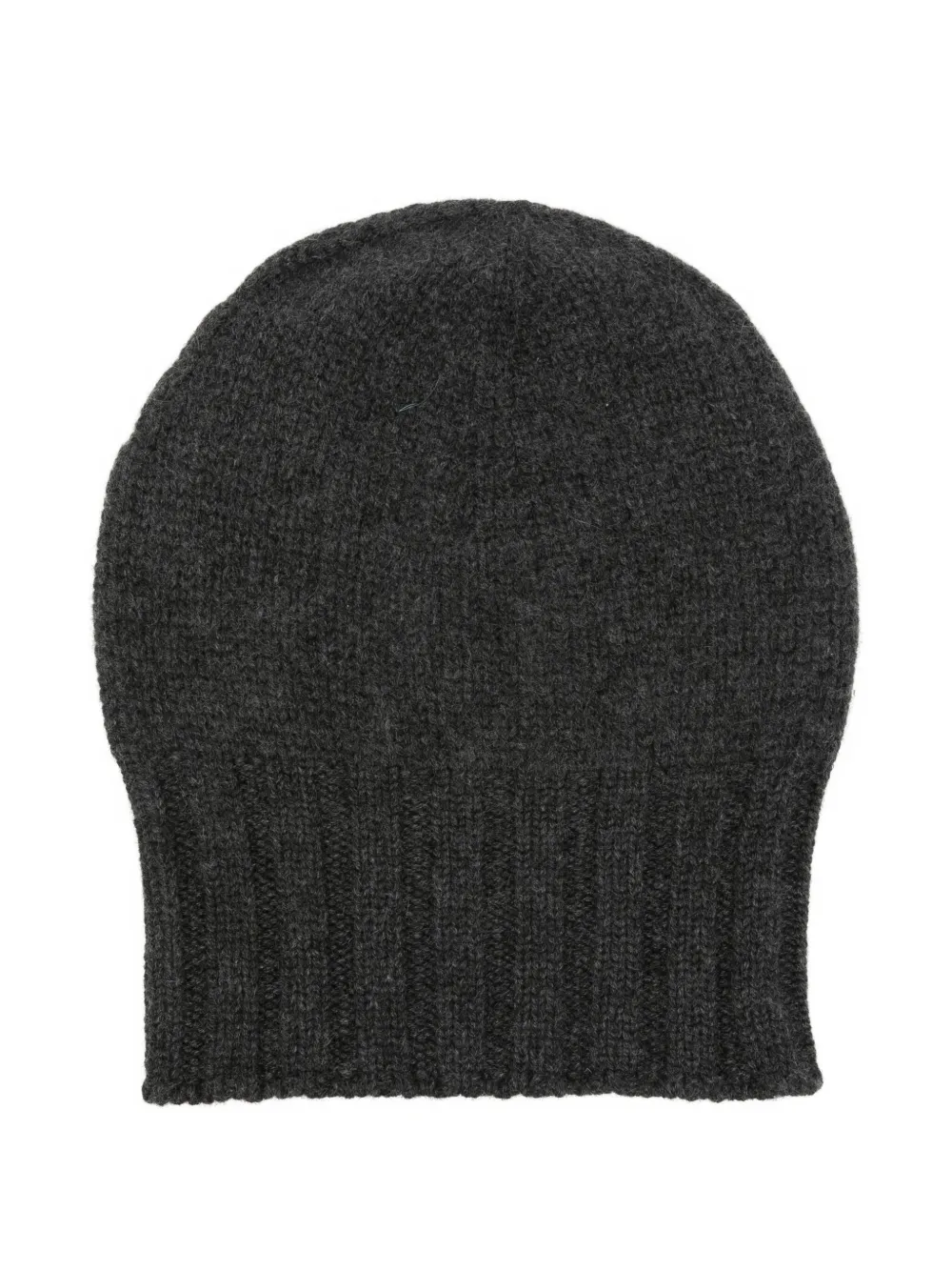 Beyou Ribbed-cuff Beanie Hat In Gray