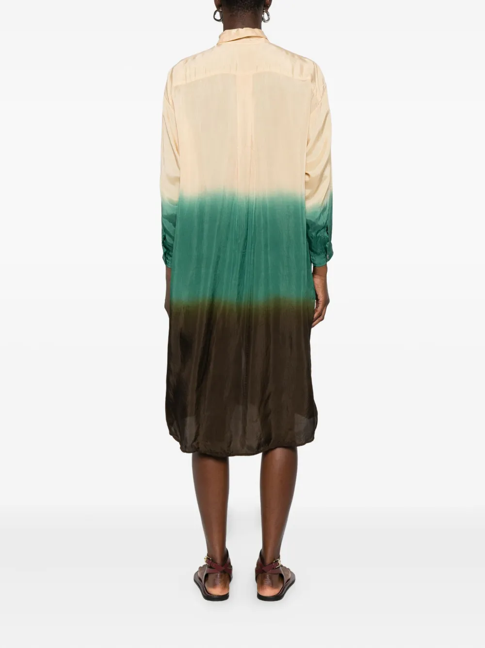 Yavi Phaedra Midi Dress In Multi