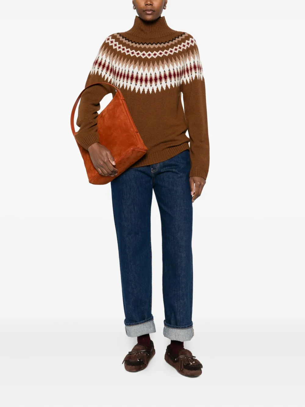 BeYou Fair Isle high-neck sweater | Knitted Sweaters | Image 2