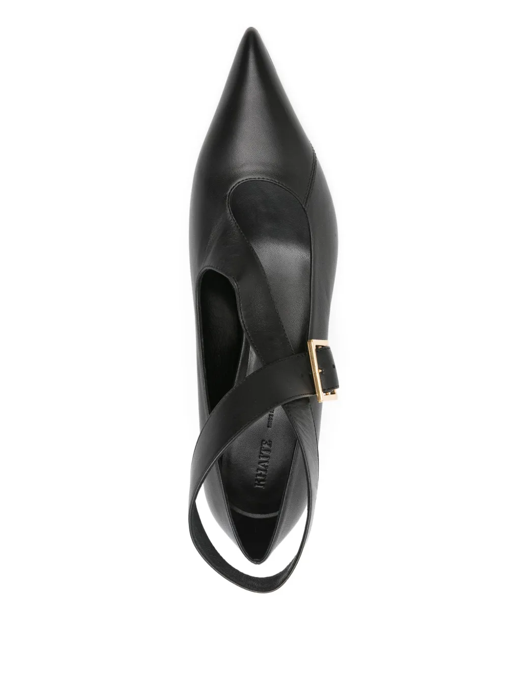 KHAITE 45mm Sloan pumps met gesp Zwart