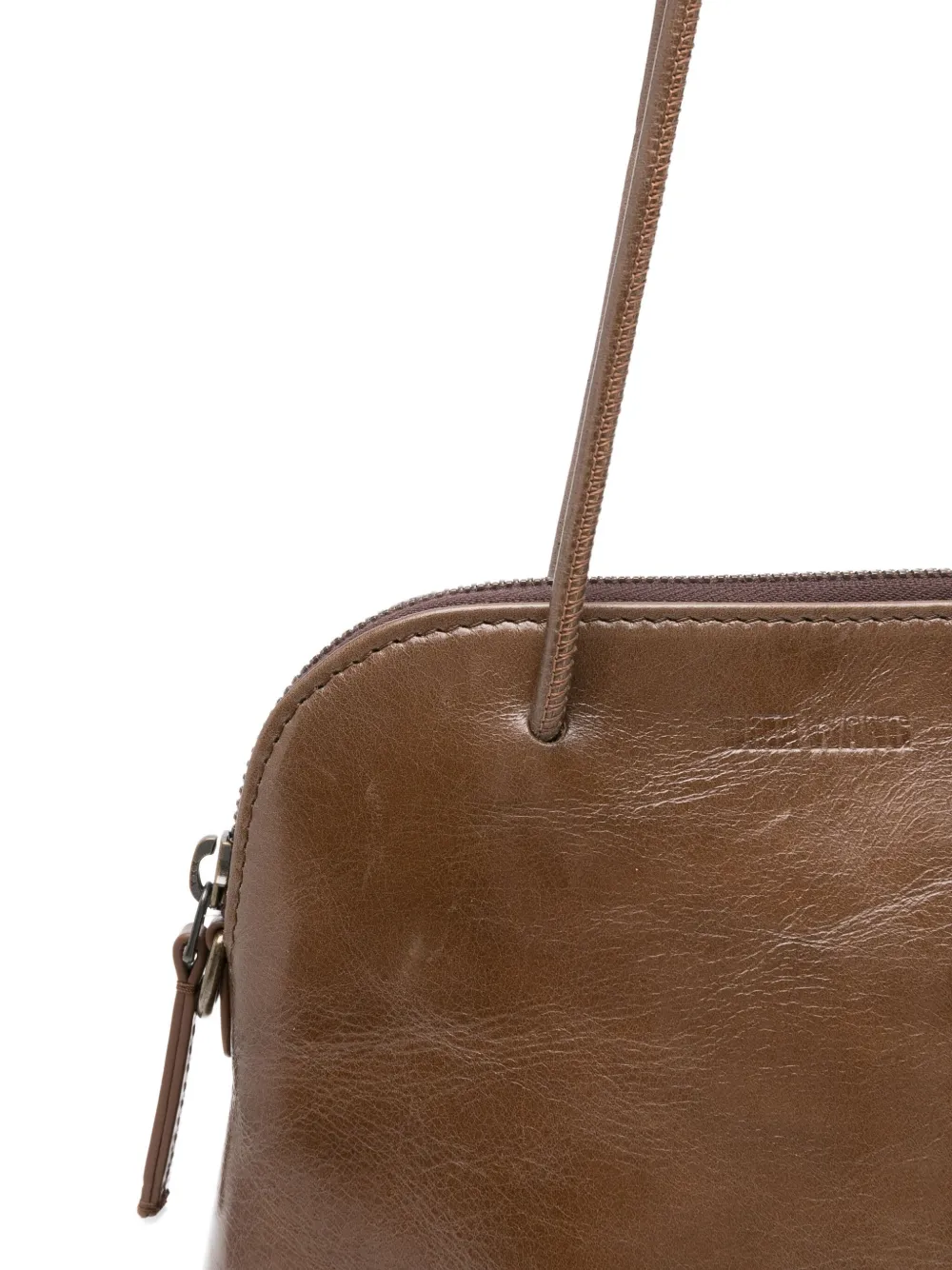 Uma Wang Kleine zachte leren clutch Bruin