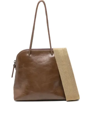 Uma Wang レザーショルダーバッグ Uma Wang レザー ショルダーバッグ | ニュートラル | FARFETCH JP