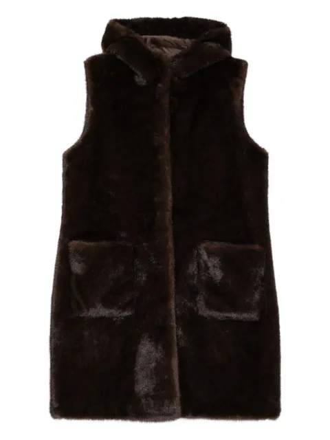 Betta Corradi hooded patch-pocket gilet
