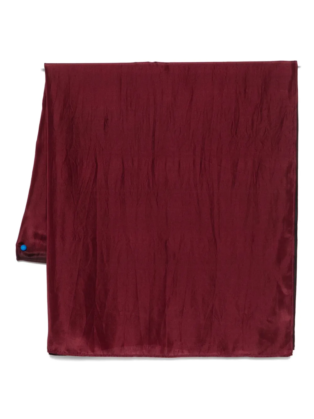 Yavi Bead-detail Silk Scarf In Red