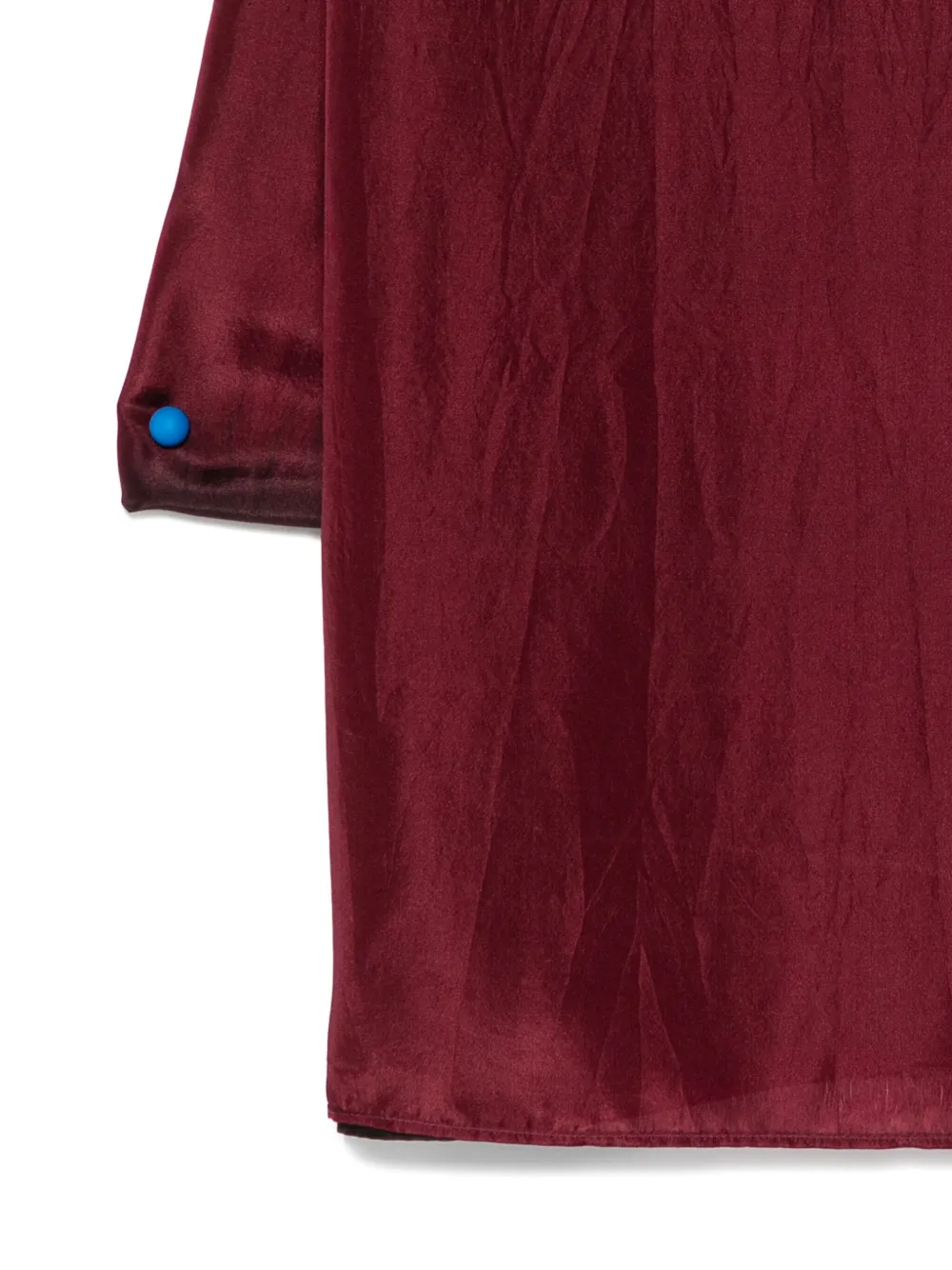 Yavi Bead-detail Silk Scarf In Red