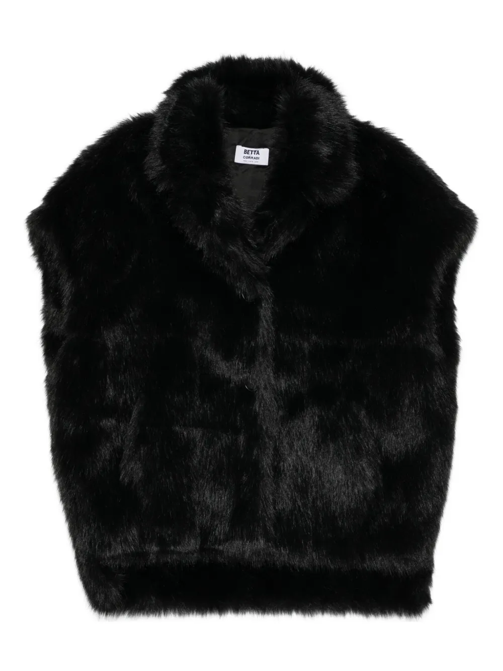 Betta Corradi shawl-collar short-sleeve jacket | Black | Image 1