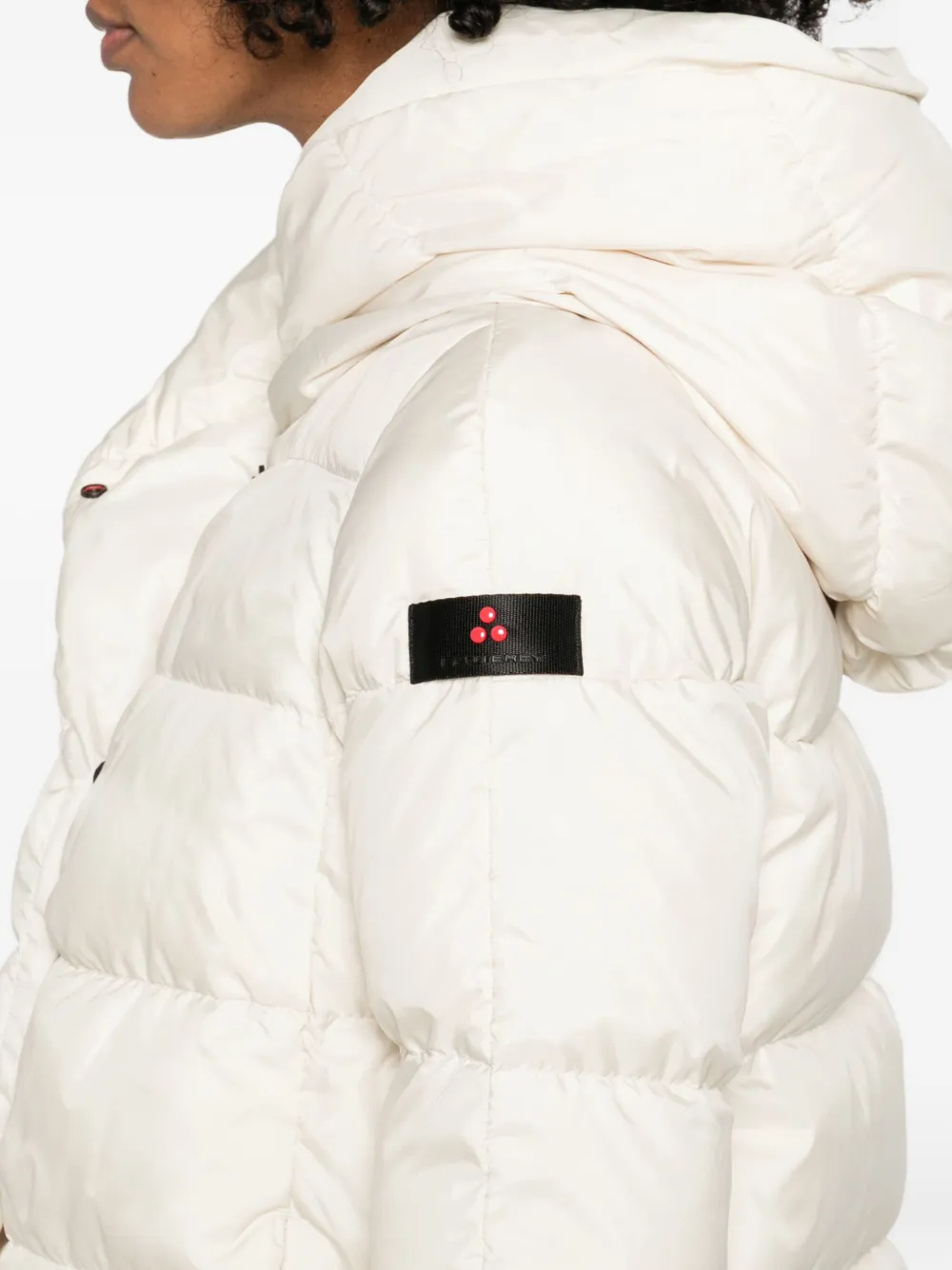 Peuterey White Coat With Tailored Fit In White