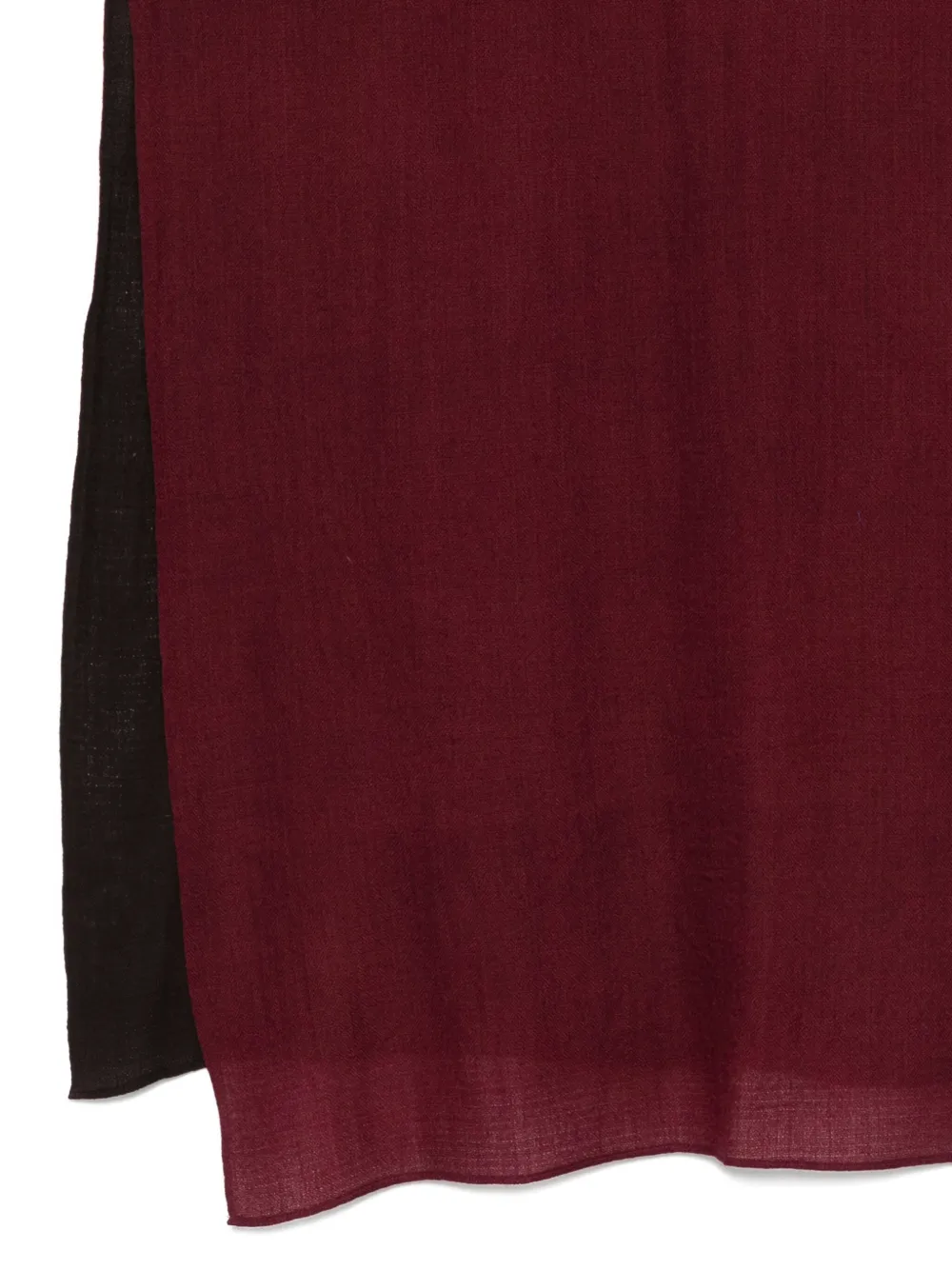 YAVI wool-silk scarf - Rood