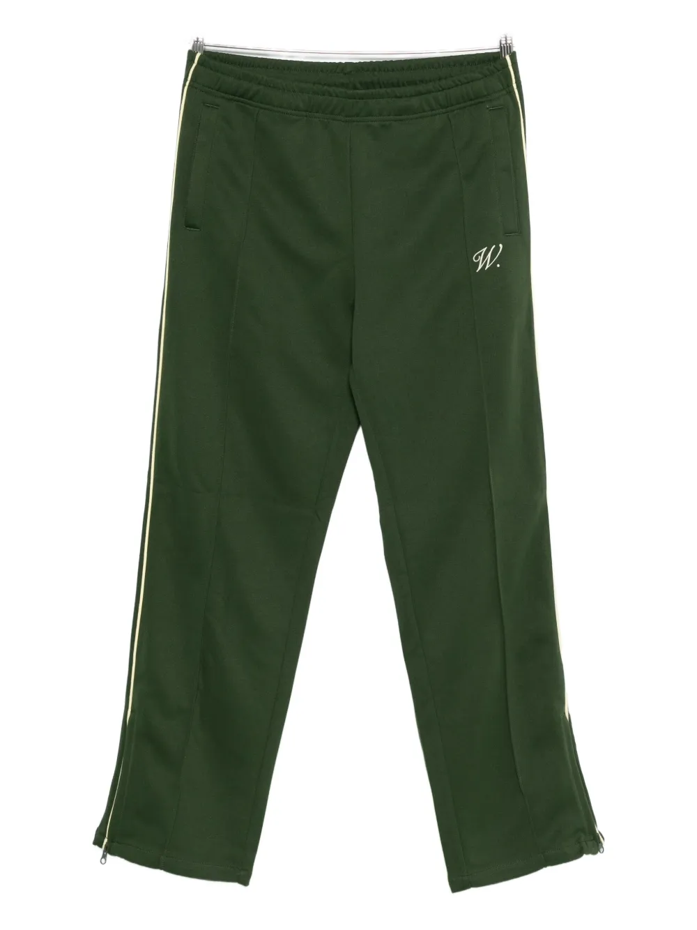 WALK IN PARIS side-stripe track pants | Green | Image 1