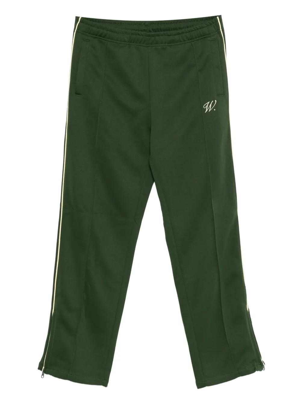 WALK IN PARIS side-stripe track pants | Green | Image 1