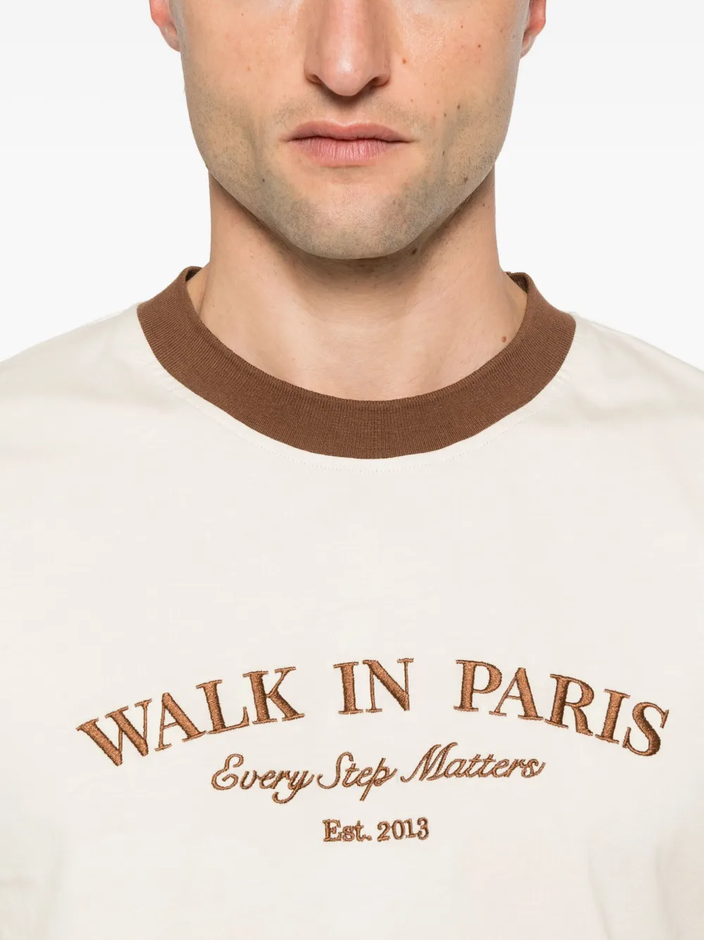 Walk In Paris Every Step Matters T-shirt In Neutral