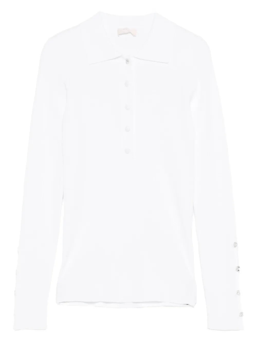 LIU JO playera tipo polo con botones | blanco | Image 1