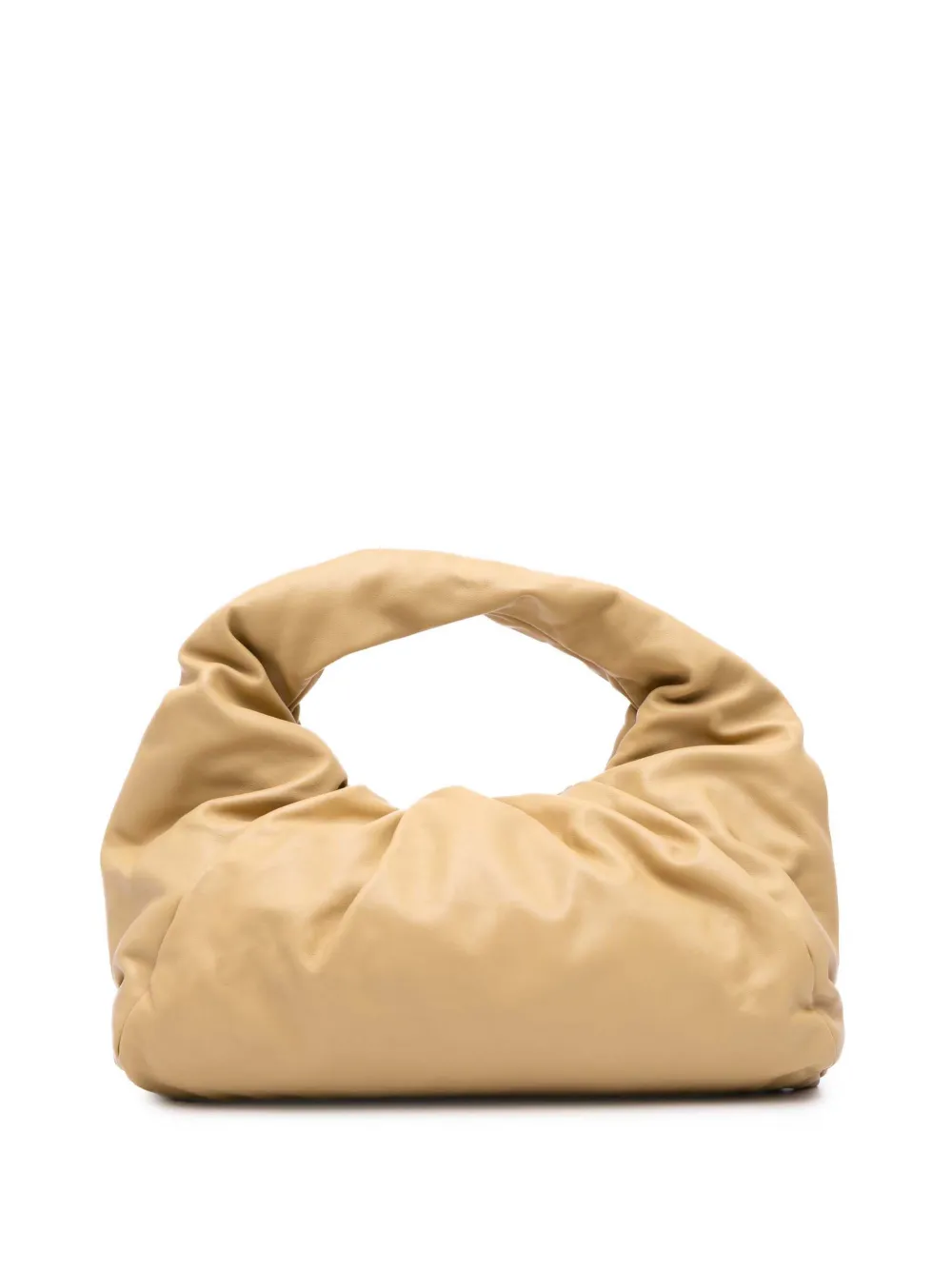 Bottega Veneta Pre-Owned Borsa a spalla The Pouch in pelle di vitello con catena 2012-2025 - Marrone