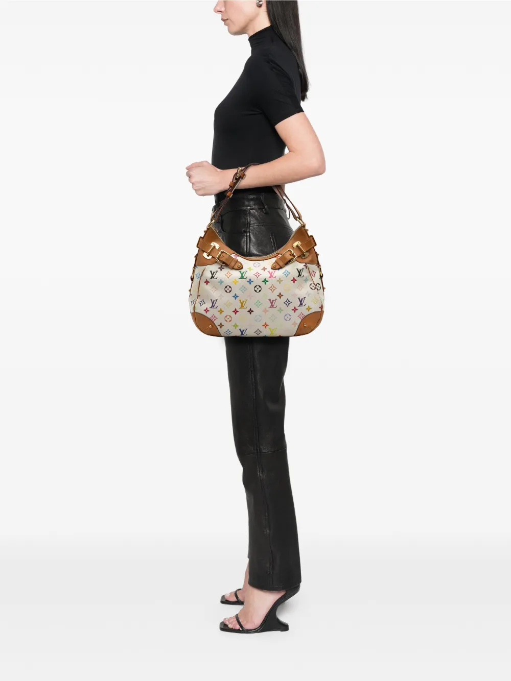 Louis Vuitton Pre-Owned 2010 Monogram Multicolore Greta hobo bag | Pre-Owned | Image 2