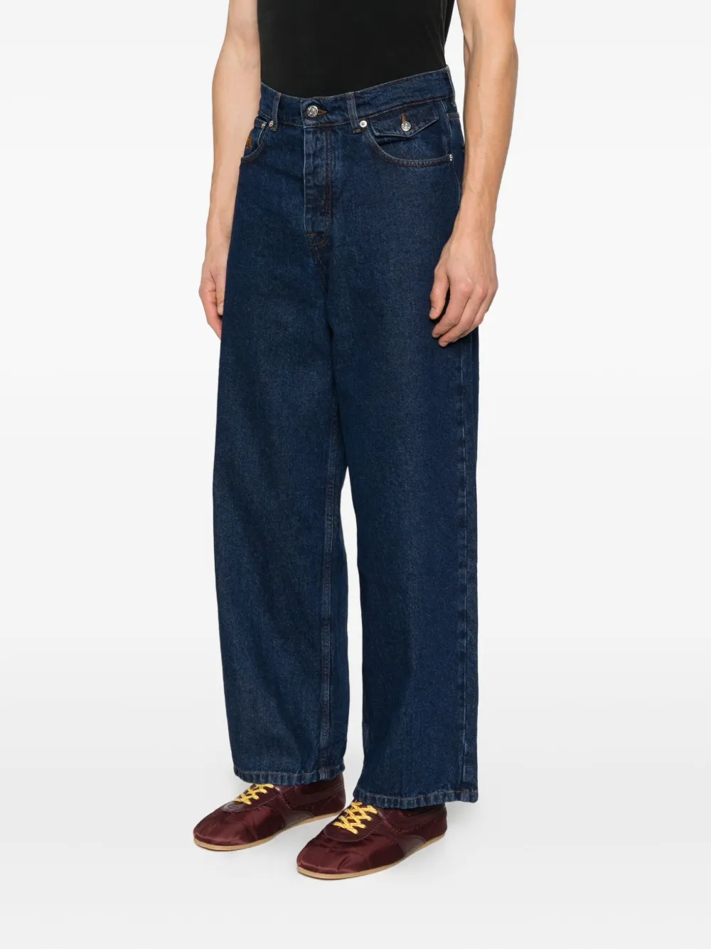Walk In Paris Original Wide-leg Jeans In Blue