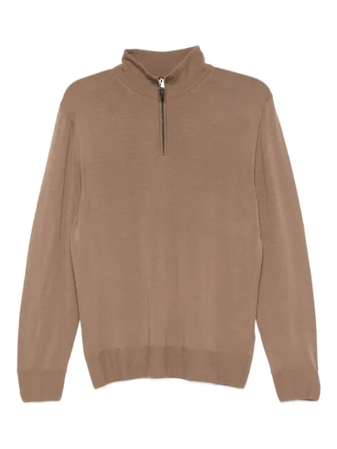 Canali zip-neck sweater