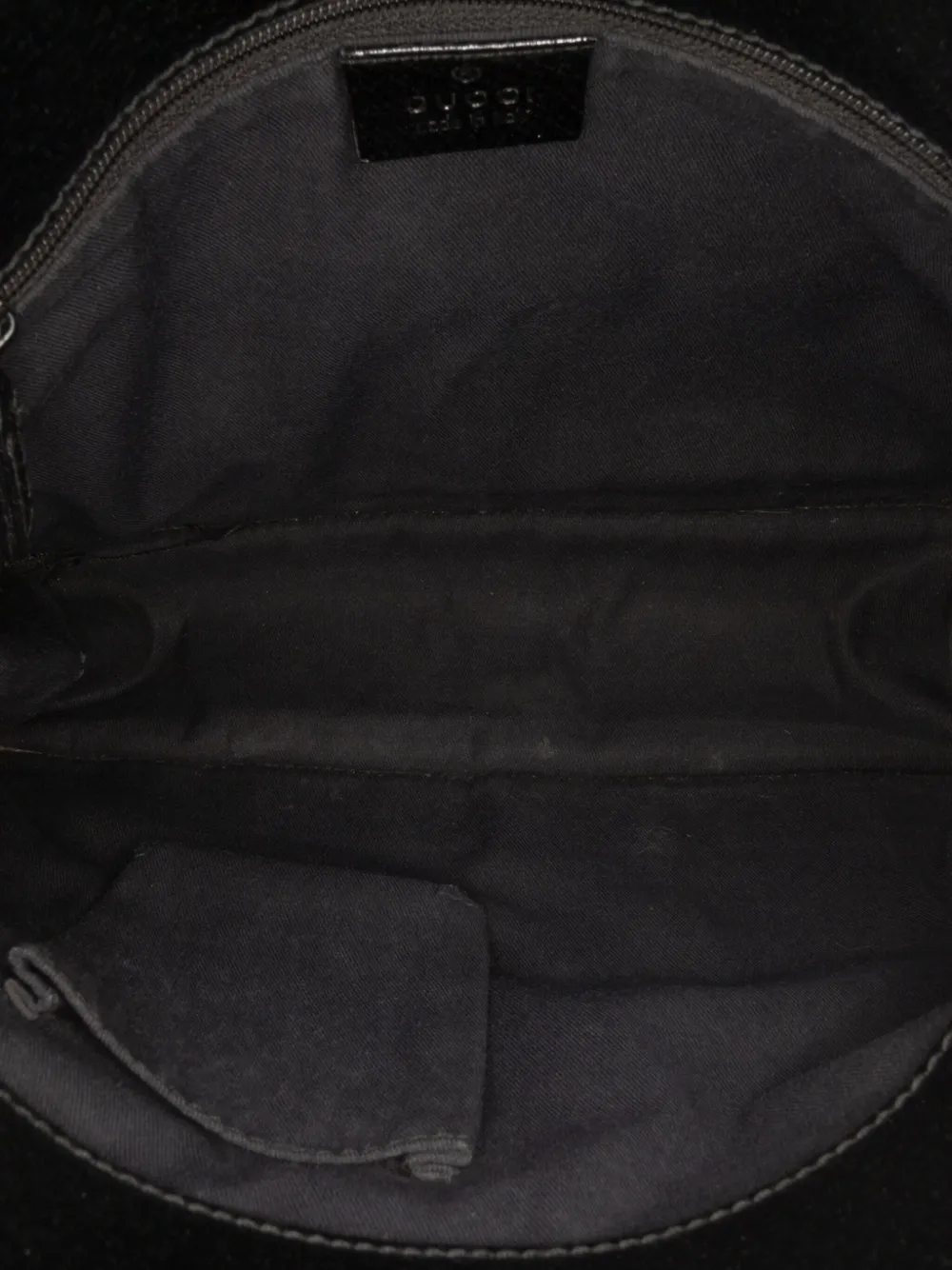 Pre-owned Gucci 2000-2015 Gg Canvas Eclipse Crossbody Bag In Black
