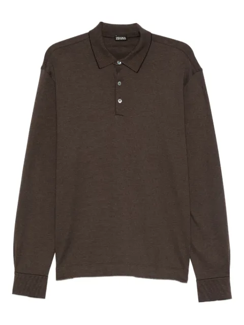 Zegna long-sleeve polo shirt