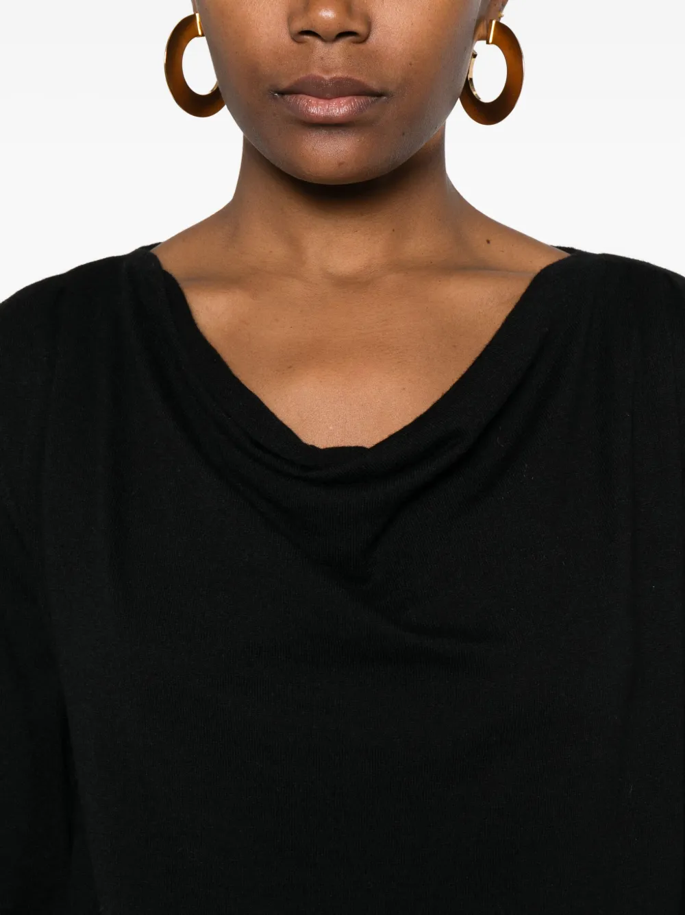 TWINSET Blouse met knoopmanchetten Zwart