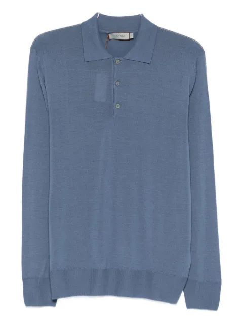 Canali Poloshirt mit Knöpfen