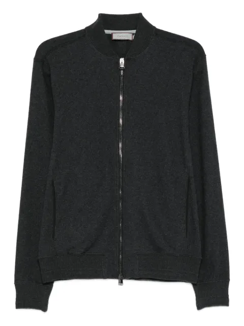 Canali zip cotton jacket