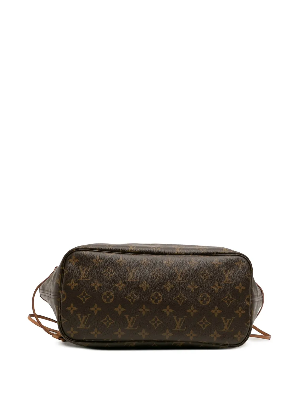 Pre-owned Louis Vuitton 2014 Monogram Neverfull Mm Tote Bag In Brown