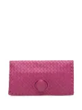 Bottega Veneta Pre-Owned 2011 Nappa Intrecciato Turn Lock clutch bag - Pink