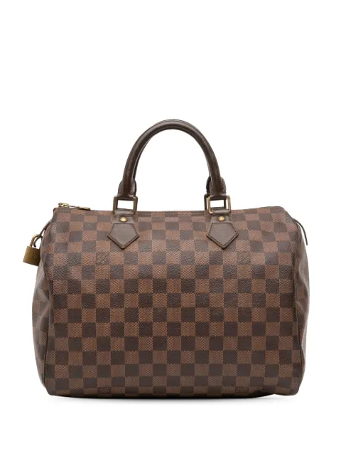 Louis Vuitton Pre-Owned bolsa bosotn Speedy 30 de Damier Ebene 2009