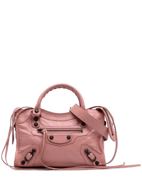 Balenciaga Pre-Owned 2013 Mini Lambskin Motocross Classic City satchel