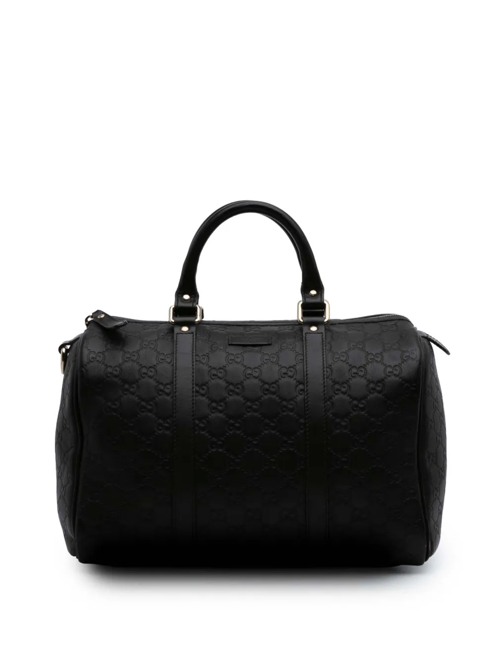 Gucci Pre-Owned 2016-2025 ミディアム グッチシマ ジョイ ボストン サッチェルバッグ - ブラック Gucci Pre-Owned 2016-2025 ミディアム グッチシマ ジョイ ボストン サッチェルバッグ - ブラック