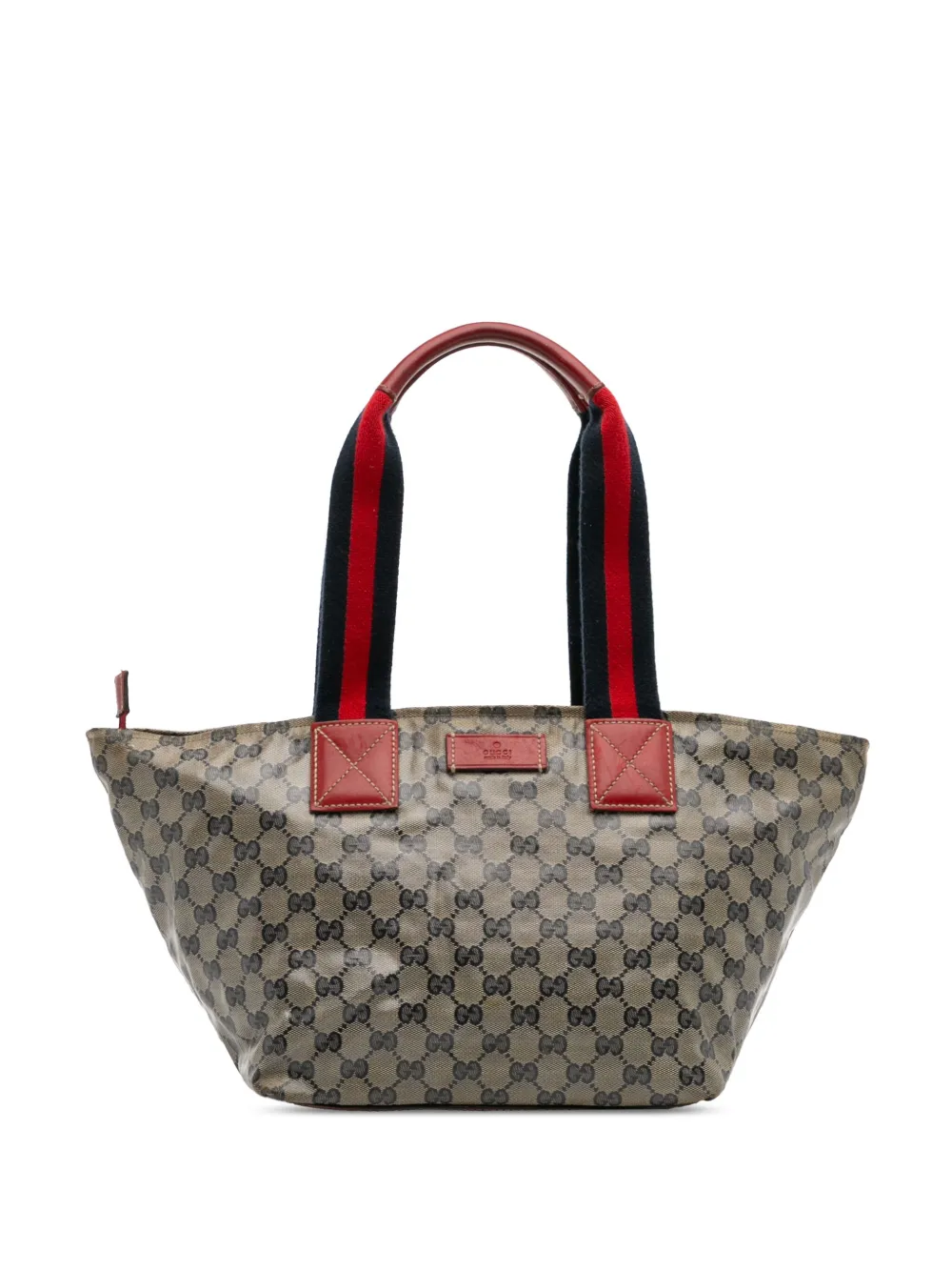 Gucci Pre-Owned 2016-2025 GGクリスタル ウェブ ハンドバッグ - ブラウン Gucci Pre-Owned 2016-2025 GGクリスタル ウェブ ハンドバッグ - ブラウン