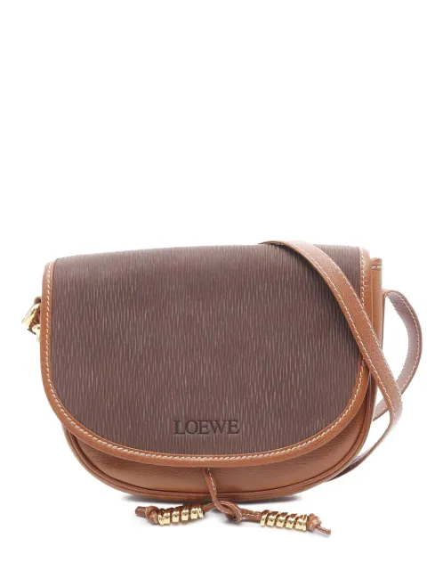 Loewe Pre-Owned 2000-2025 Leather Velasquez Twist crossbody bag