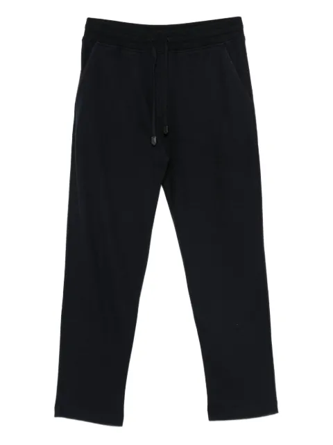 Canali cotton blend track pants