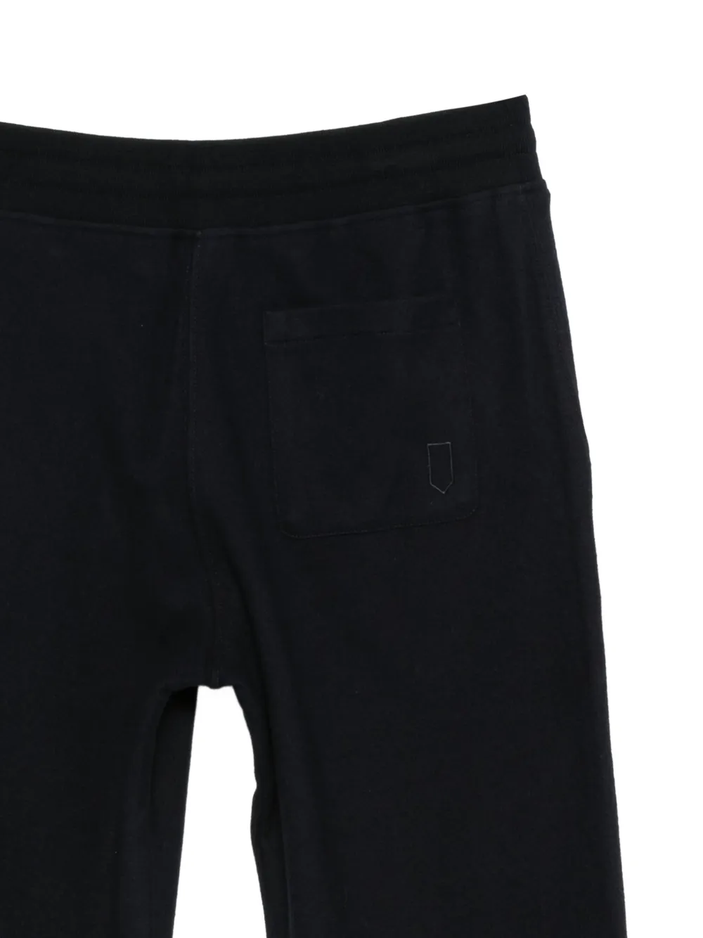 Canali Cotton Blend Track Pants In Blue