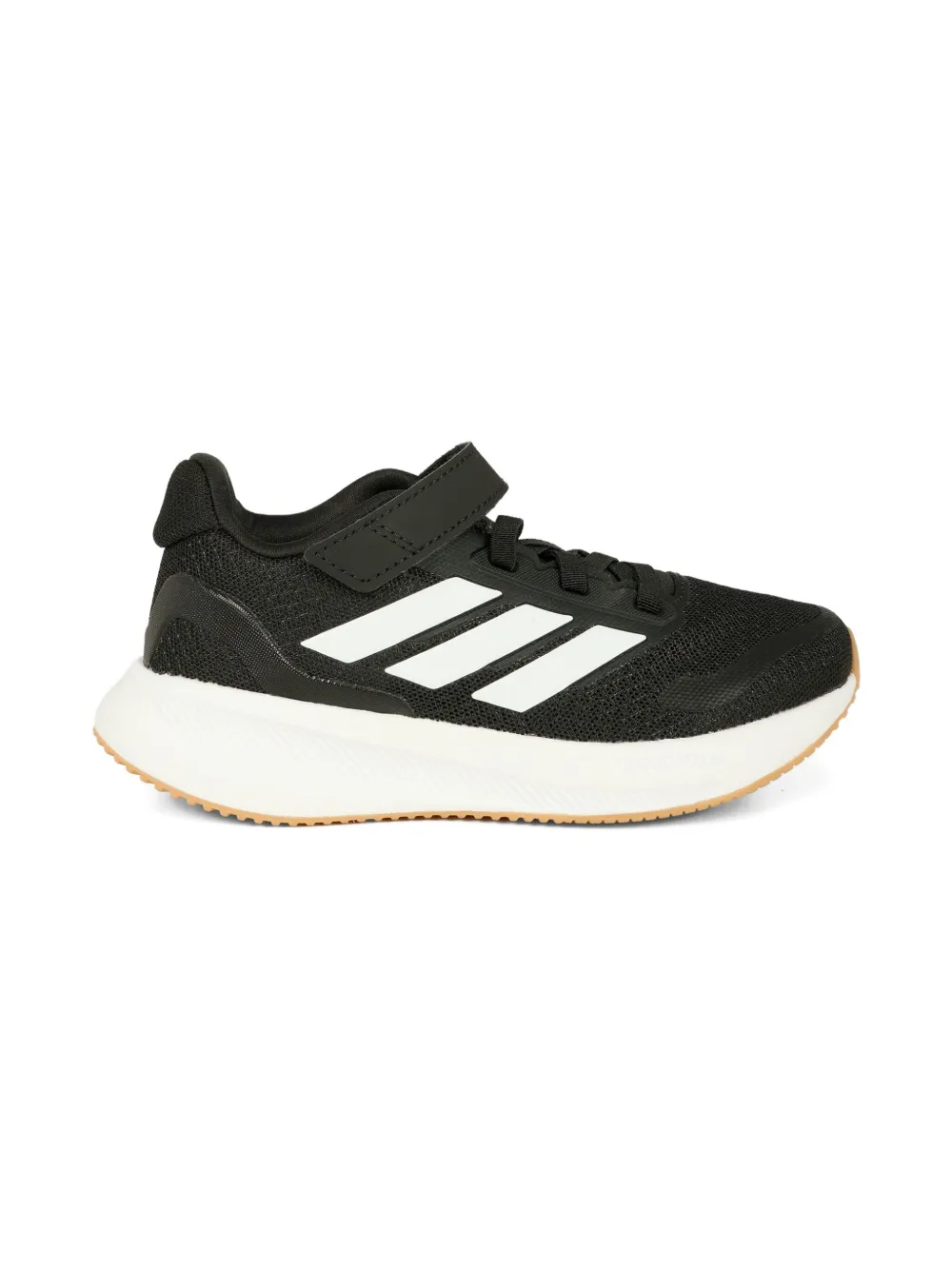 Adidas Kids three-stripe touch-strap sneakers - Zwart