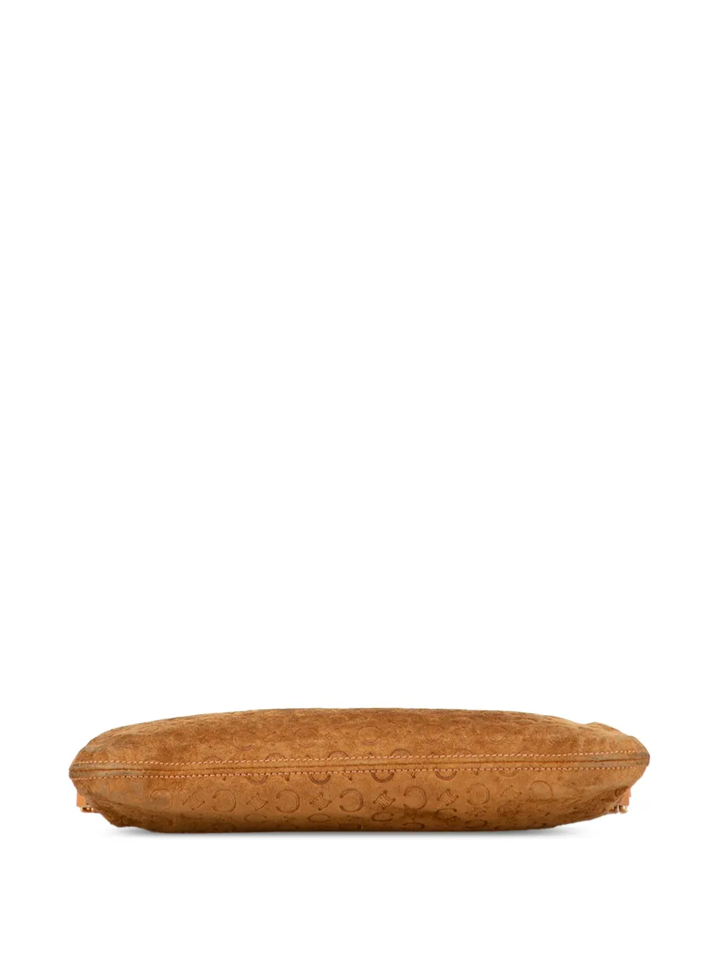 Celine Pre-Owned 2000 C Macadam Suede Shoulder Bag | Brown | FARFETCH