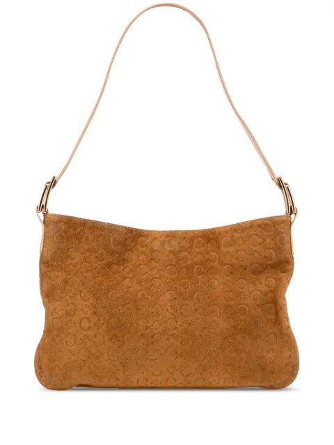 Celine Pre-Owned 2000 C Macadam Suede shoulder bag