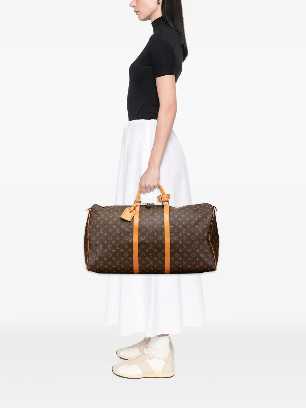 Louis Vuitton Pre-Owned 1991 Monogram Keepall 60 travel bag | Pre-Owned | Image 2