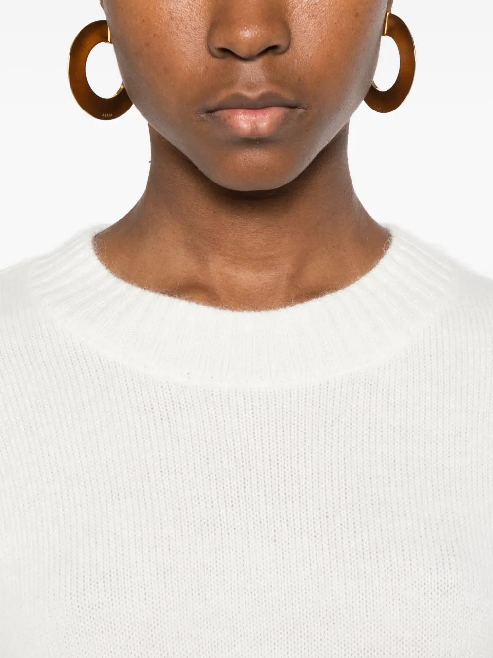 Twinset Balloon-sleeve Sweater In White