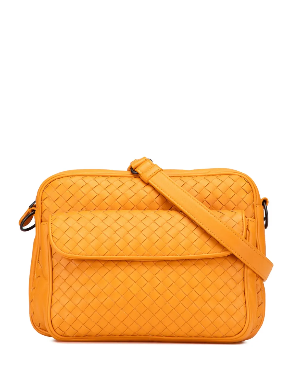 Bottega Veneta Pre-Owned 2012-2025 ナッパ イントレチャート フロント ポケット メッセンジャー Bottega Veneta Pre-Owned 2012-2025 ナッパ イントレチャート フロント ポケット メッセンジャー