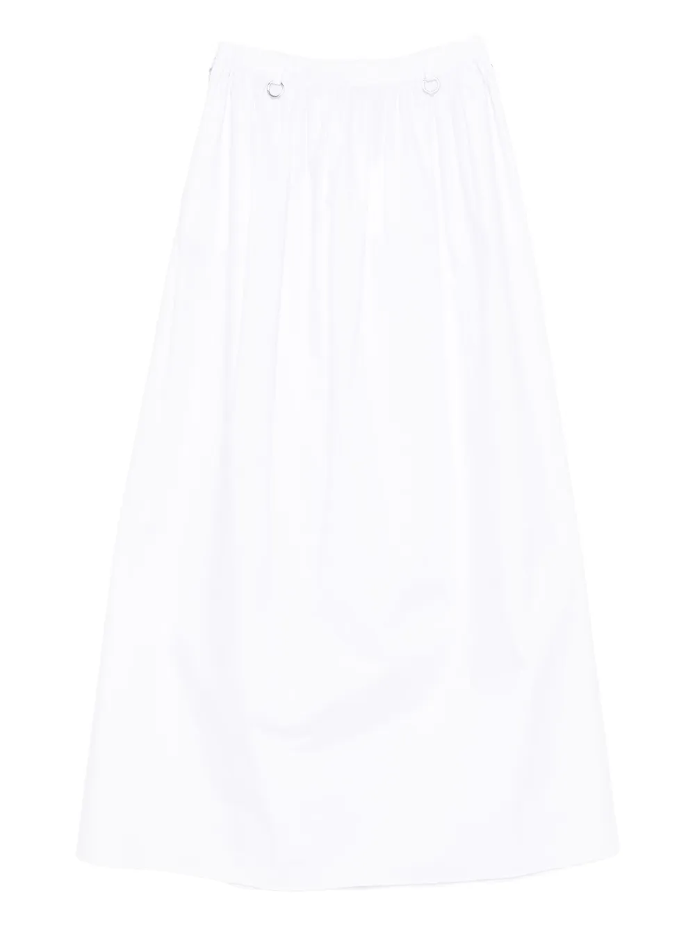 MEDEEA ring-detail A-line skirt | White | Image 1