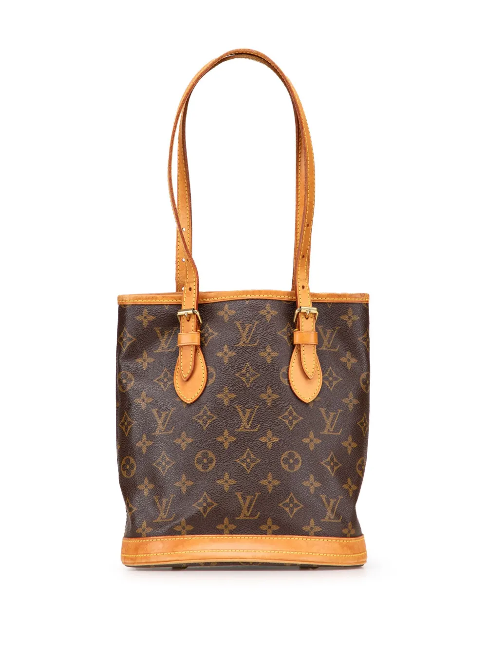 Louis Vuitton Pre-Owned 2001 モノグラム プチ バケットバッグ - ブラウン Louis Vuitton Pre-Owned 2001 モノグラム プチ バケットバッグ - ブラウン