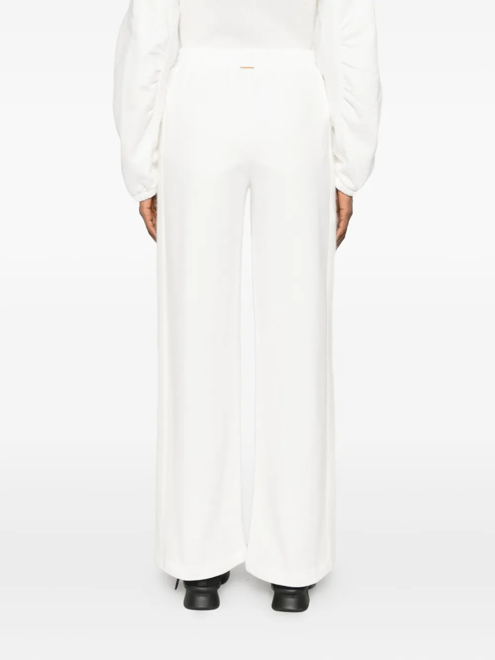 Twinset Elasticated-waist Pants In White