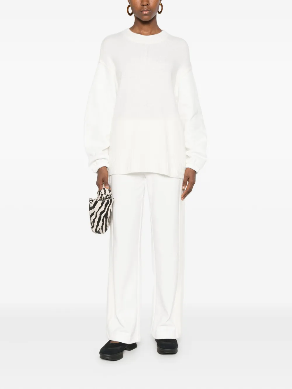 TWINSET elasticated-waist pants - Wit