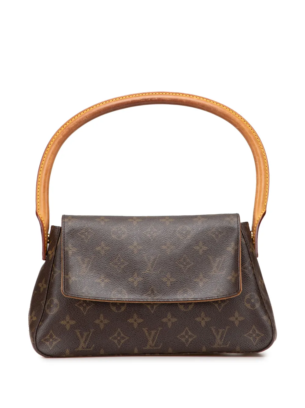Louis Vuitton Pre-Owned 2002 Monogram Mini Looping shoulder bag - ブラウン Louis Vuitton Pre-Owned 2002 Monogram Mini Looping shoulder bag - ブラウン