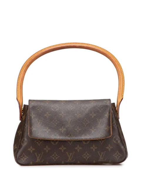Louis Vuitton Pre-Owned Borsa a spalla Looping Mini con monogramma 2002