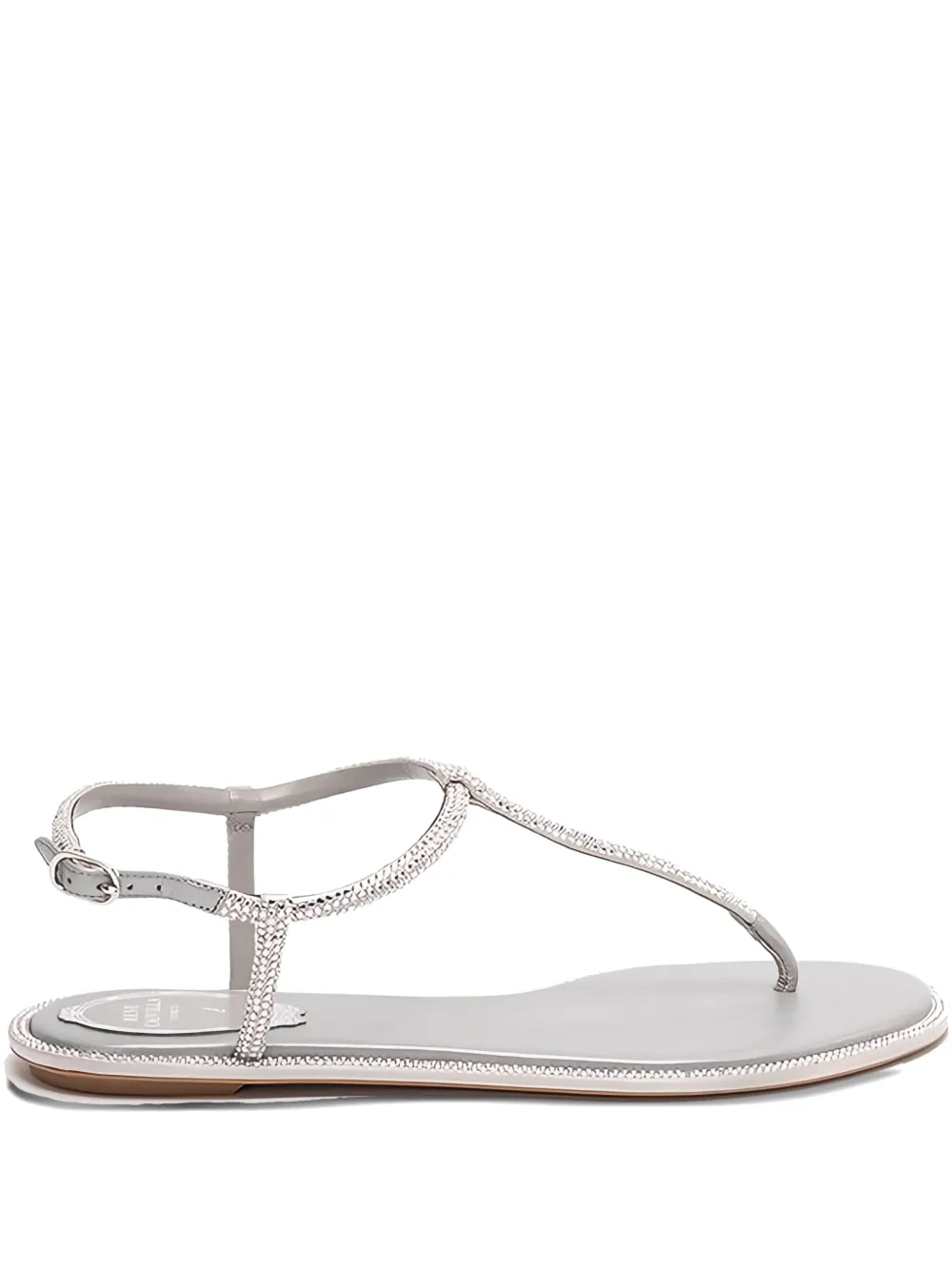 René Caovilla embellished sandals Grijs