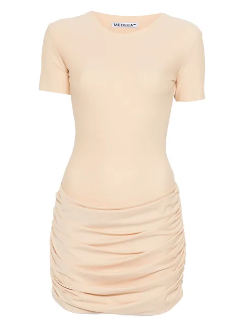 MEDEEA ruched mini dress