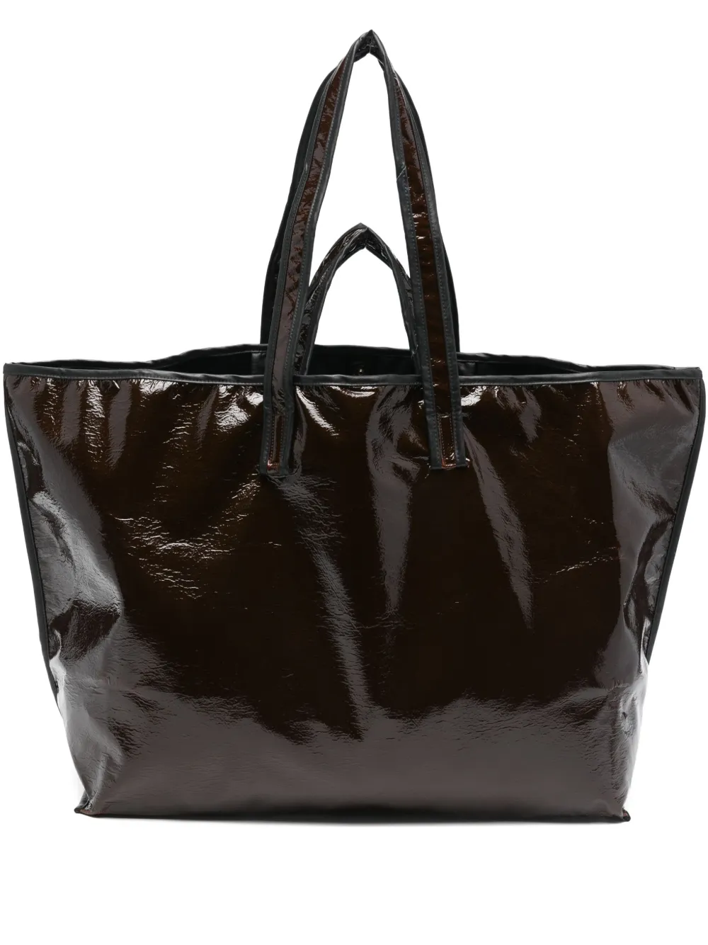 Kassl Editions Wool Tote Bag In Green