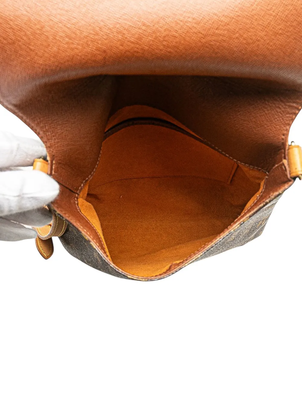 Pre-owned Louis Vuitton 1999 Monogram Musette Salsa Short Strap Shoulder Bag In Brown